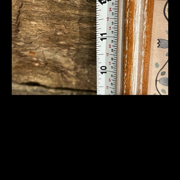 Vintage Wood Framed New Mothers Schedule Wall Art - Picture 11 of 16